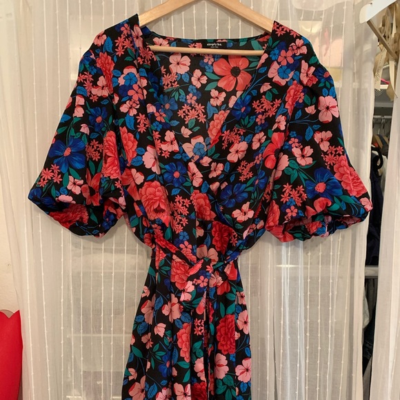 simply be wrap dress